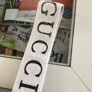 Elastic Gucci headband, White, Fall Winter 2017